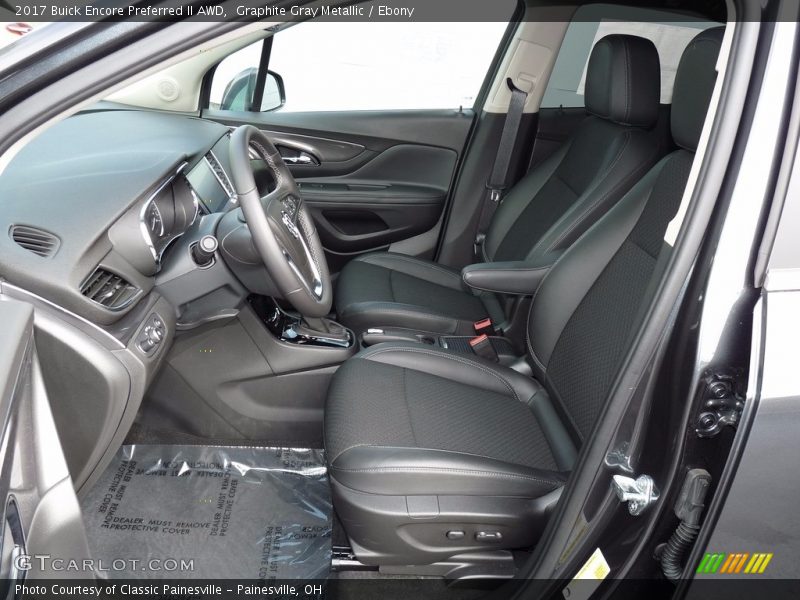 Graphite Gray Metallic / Ebony 2017 Buick Encore Preferred II AWD