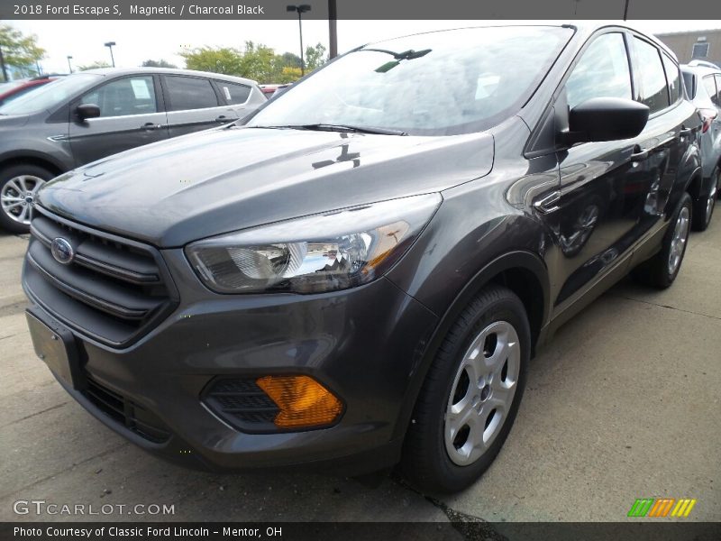 Magnetic / Charcoal Black 2018 Ford Escape S