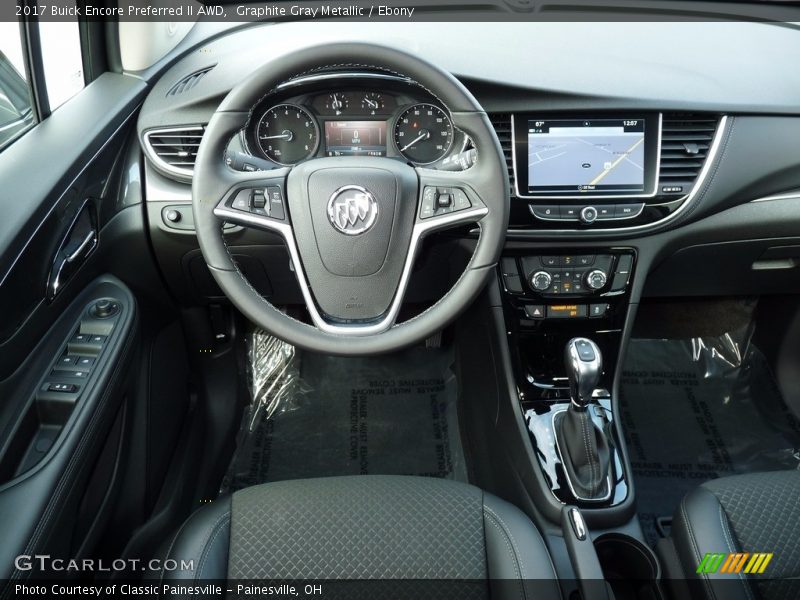 Graphite Gray Metallic / Ebony 2017 Buick Encore Preferred II AWD