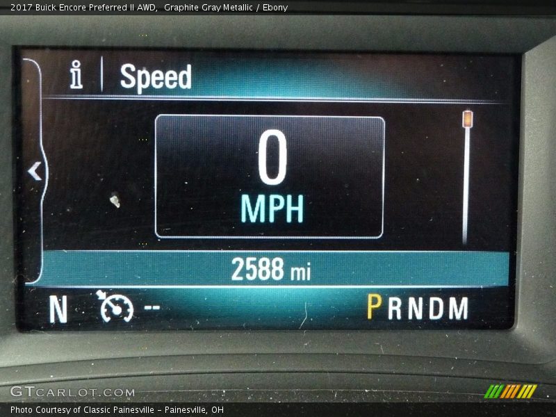 Graphite Gray Metallic / Ebony 2017 Buick Encore Preferred II AWD