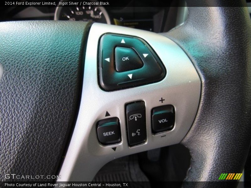 Ingot Silver / Charcoal Black 2014 Ford Explorer Limited