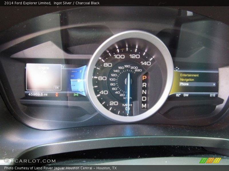 Ingot Silver / Charcoal Black 2014 Ford Explorer Limited