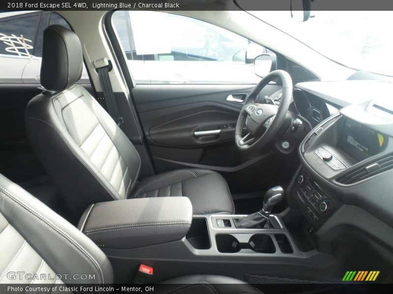 Lightning Blue / Charcoal Black 2018 Ford Escape SEL 4WD