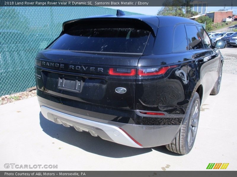 Santorini Black Metallic / Ebony 2018 Land Rover Range Rover Velar R Dynamic SE