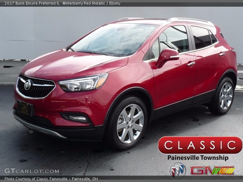 Winterberry Red Metallic / Ebony 2017 Buick Encore Preferred II
