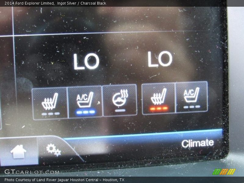 Ingot Silver / Charcoal Black 2014 Ford Explorer Limited