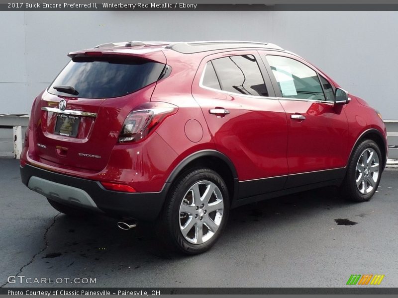 Winterberry Red Metallic / Ebony 2017 Buick Encore Preferred II