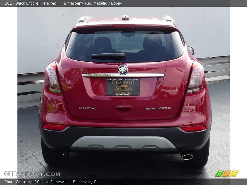 Winterberry Red Metallic / Ebony 2017 Buick Encore Preferred II