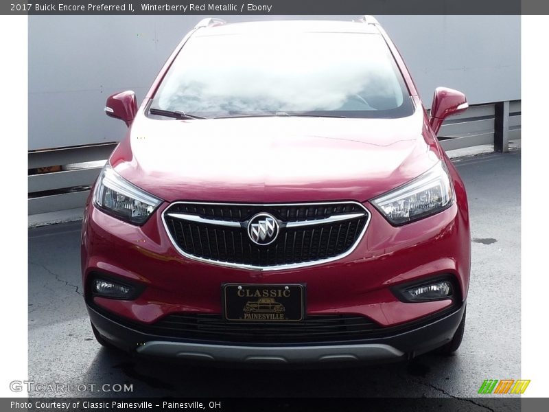 Winterberry Red Metallic / Ebony 2017 Buick Encore Preferred II