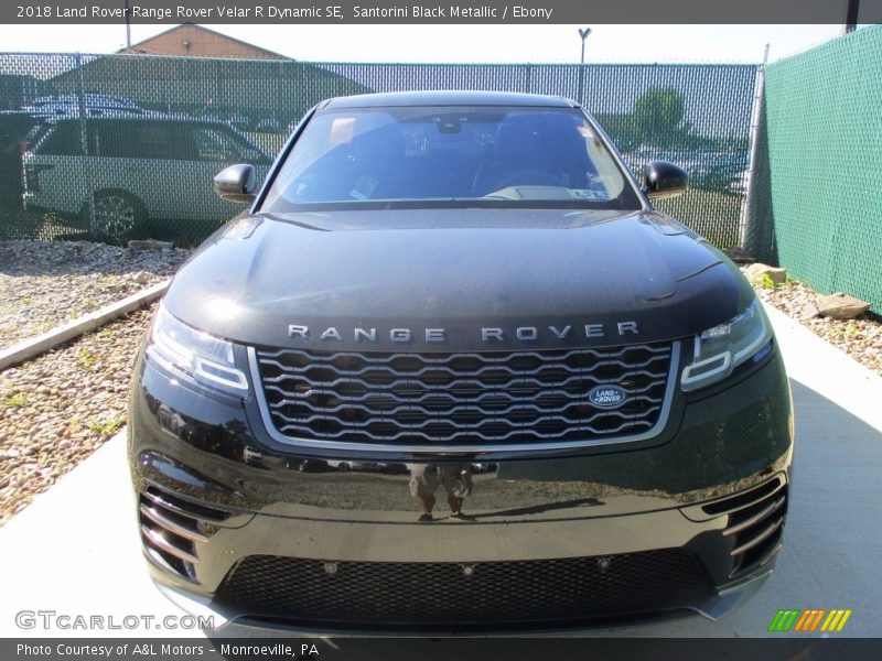 Santorini Black Metallic / Ebony 2018 Land Rover Range Rover Velar R Dynamic SE