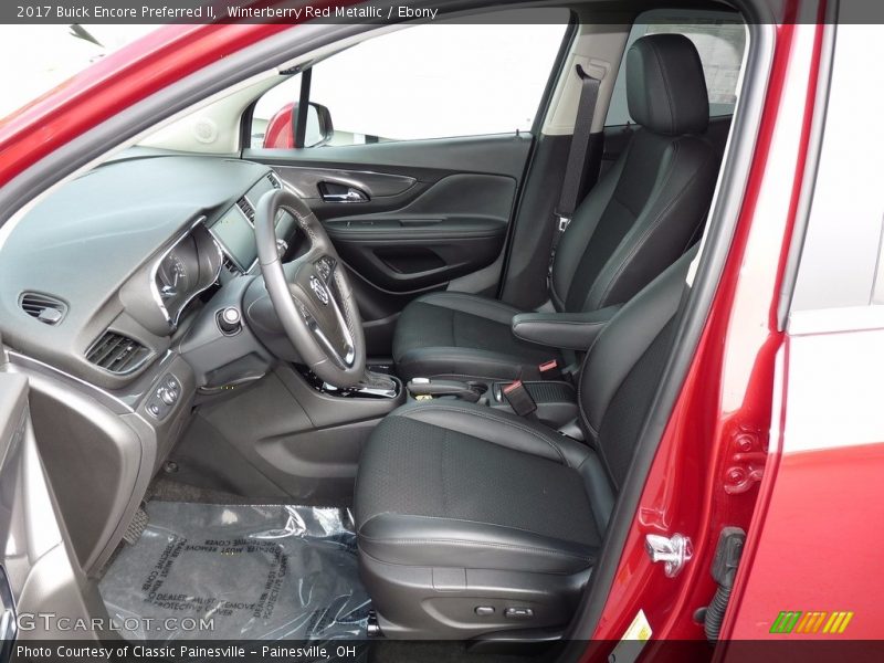 Winterberry Red Metallic / Ebony 2017 Buick Encore Preferred II