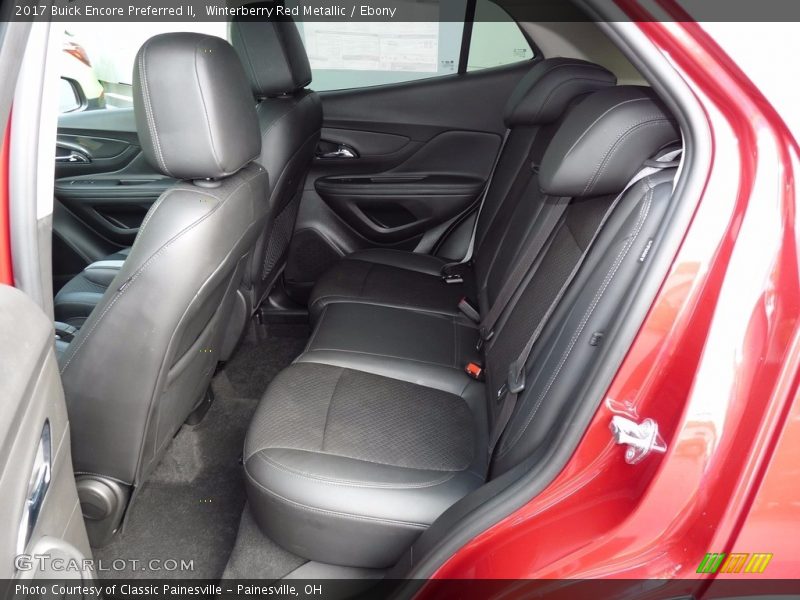 Winterberry Red Metallic / Ebony 2017 Buick Encore Preferred II