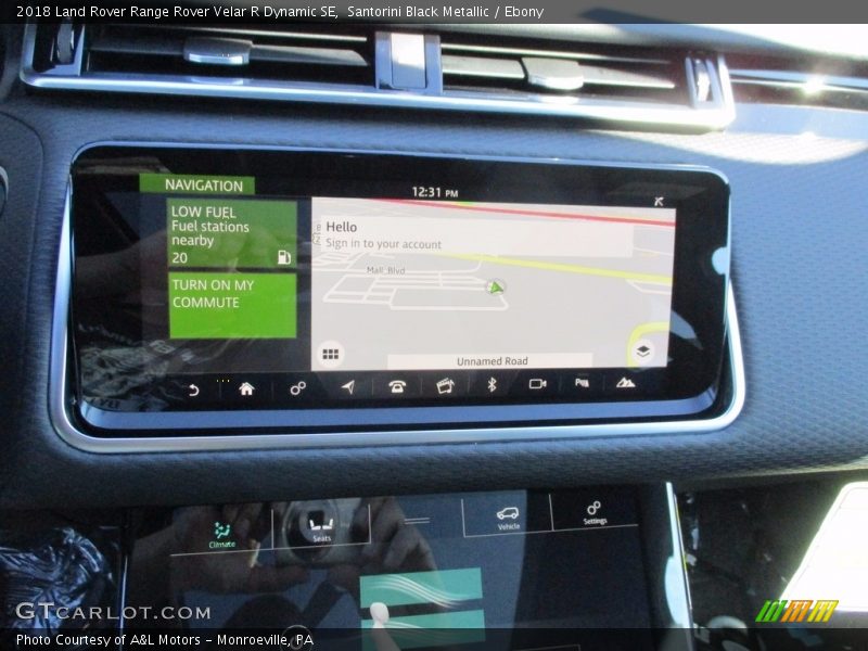 Santorini Black Metallic / Ebony 2018 Land Rover Range Rover Velar R Dynamic SE
