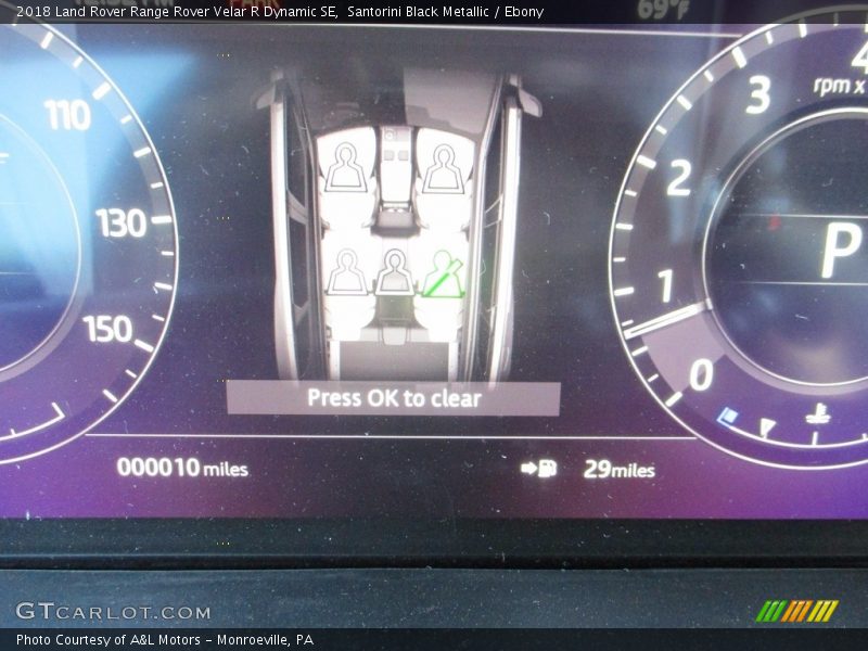 Santorini Black Metallic / Ebony 2018 Land Rover Range Rover Velar R Dynamic SE