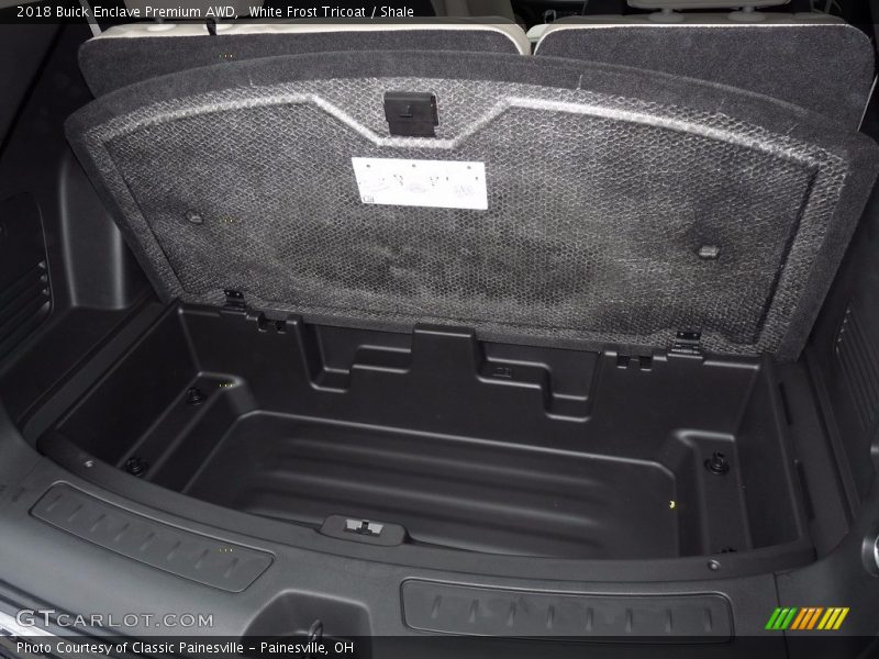 White Frost Tricoat / Shale 2018 Buick Enclave Premium AWD