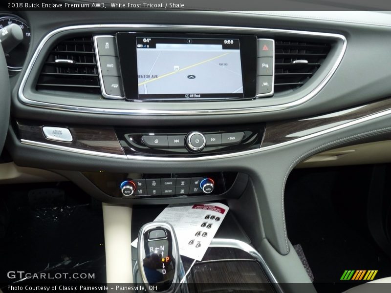 Controls of 2018 Enclave Premium AWD