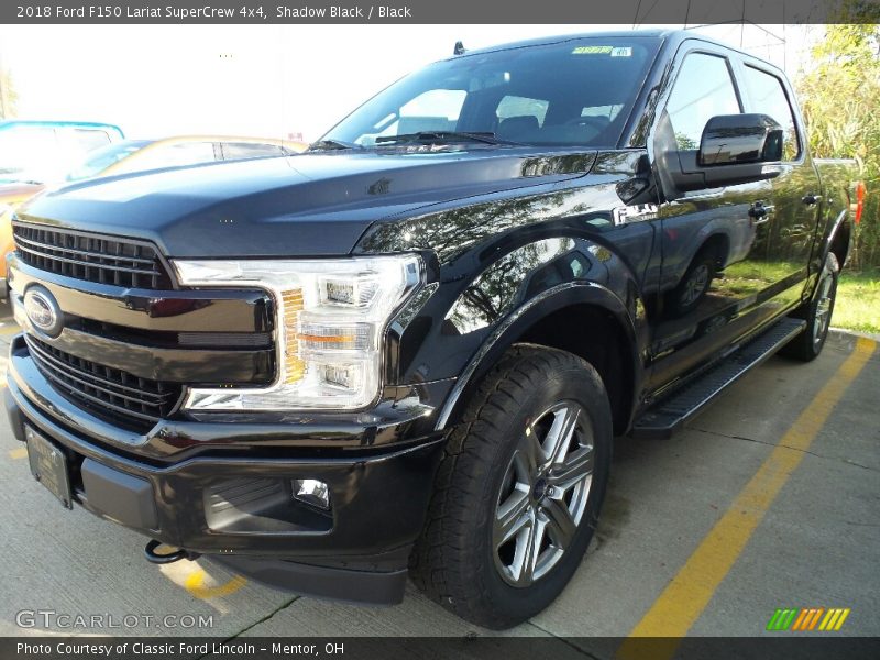 Shadow Black / Black 2018 Ford F150 Lariat SuperCrew 4x4