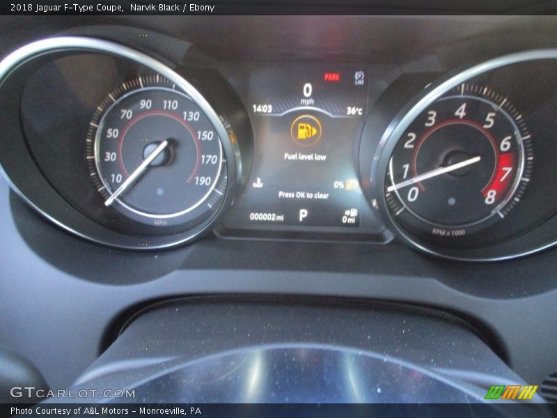  2018 F-Type Coupe Coupe Gauges