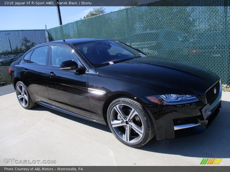 Narvik Black / Ebony 2018 Jaguar XF R-Sport AWD
