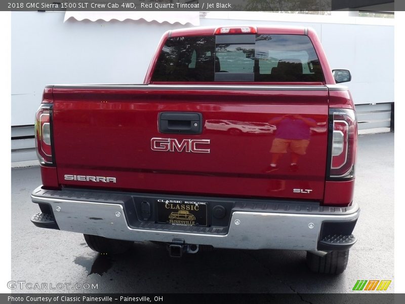 Red Quartz Tintcoat / Jet Black 2018 GMC Sierra 1500 SLT Crew Cab 4WD