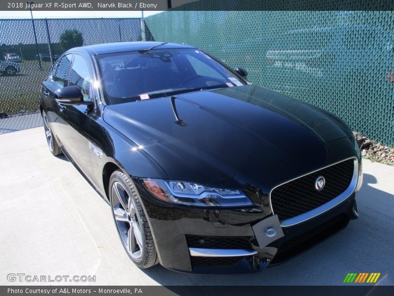 Narvik Black / Ebony 2018 Jaguar XF R-Sport AWD