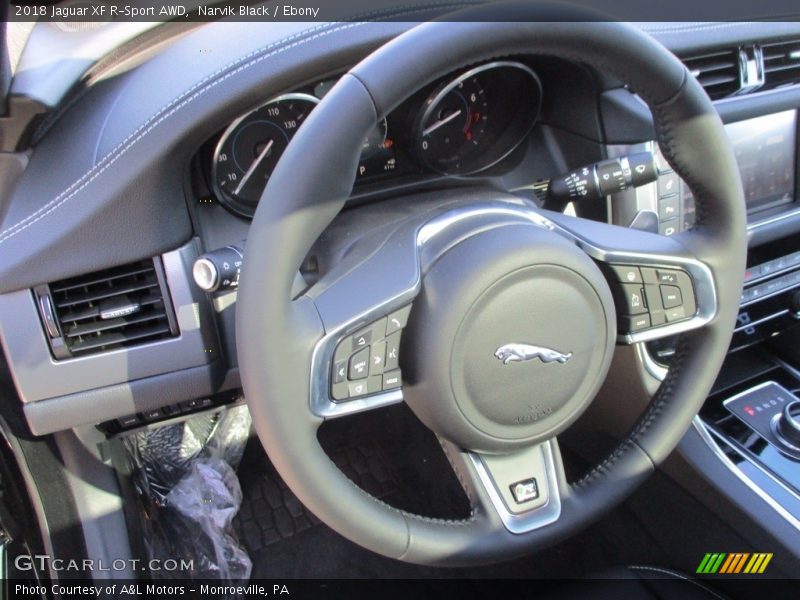 Narvik Black / Ebony 2018 Jaguar XF R-Sport AWD