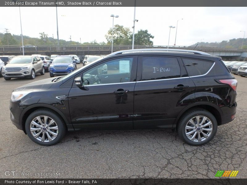 Shadow Black / Charcoal Black 2018 Ford Escape Titanium 4WD