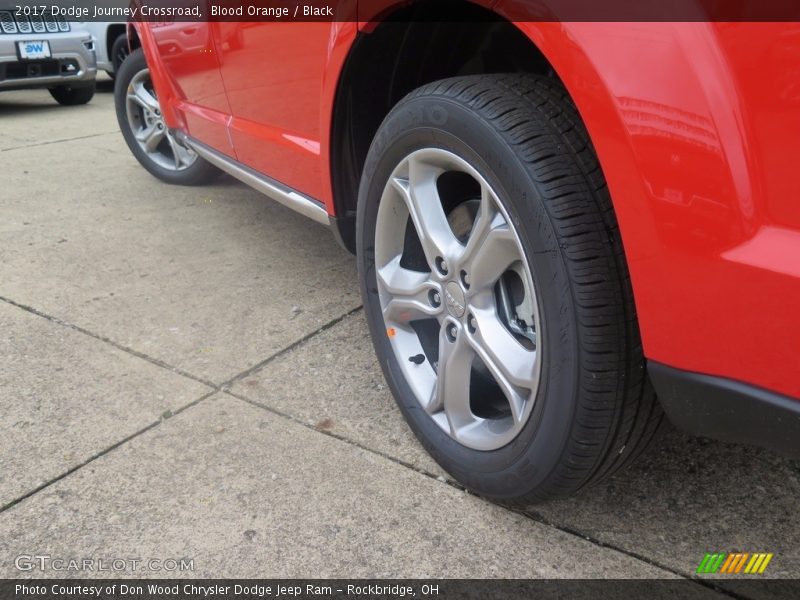 Blood Orange / Black 2017 Dodge Journey Crossroad