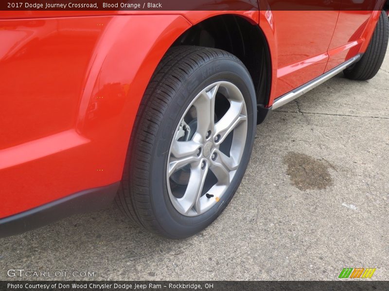 Blood Orange / Black 2017 Dodge Journey Crossroad