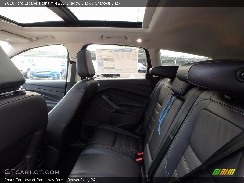 Rear Seat of 2018 Escape Titanium 4WD