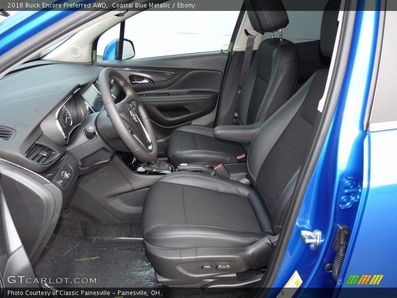 Front Seat of 2018 Encore Preferred AWD
