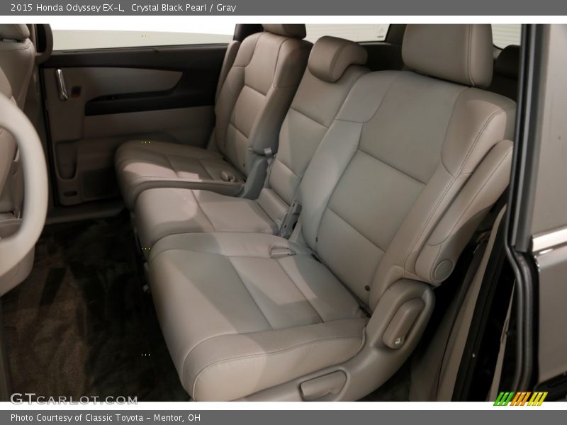 Crystal Black Pearl / Gray 2015 Honda Odyssey EX-L