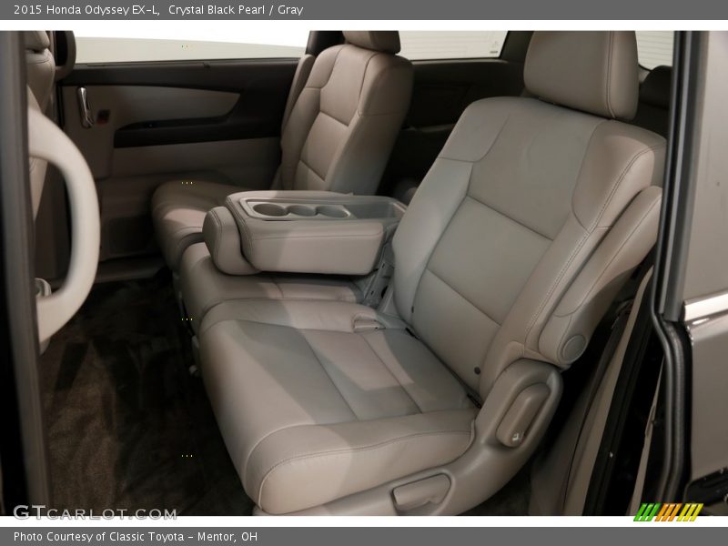 Crystal Black Pearl / Gray 2015 Honda Odyssey EX-L