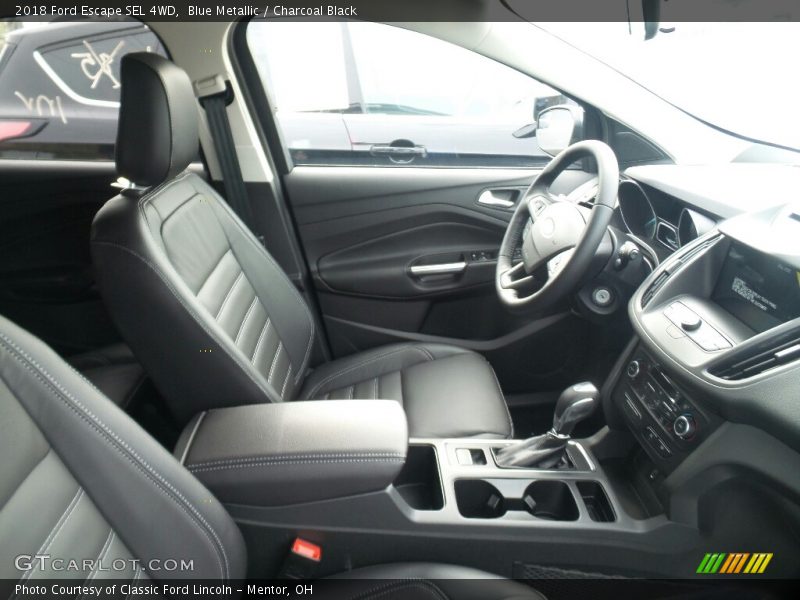 Blue Metallic / Charcoal Black 2018 Ford Escape SEL 4WD