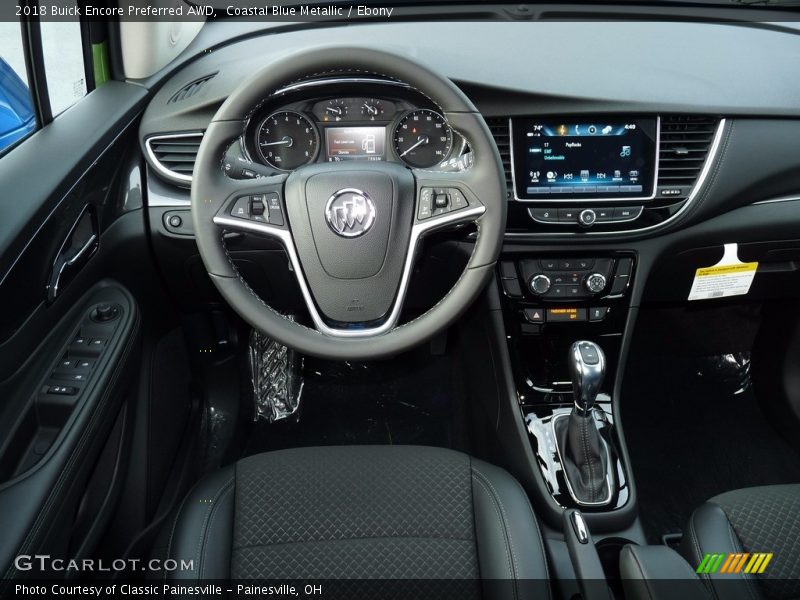 Dashboard of 2018 Encore Preferred AWD