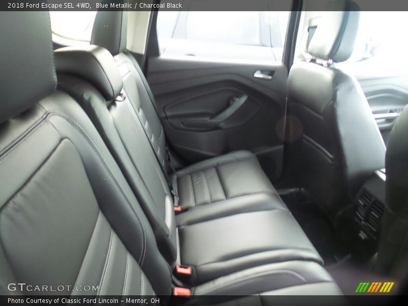 Blue Metallic / Charcoal Black 2018 Ford Escape SEL 4WD