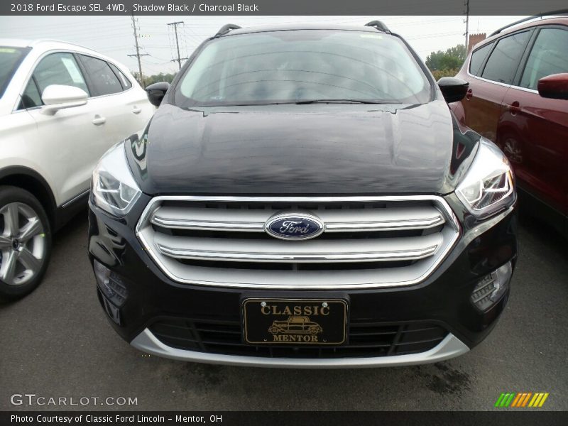 Shadow Black / Charcoal Black 2018 Ford Escape SEL 4WD