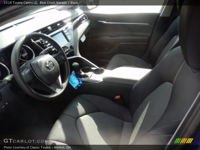 Blue Crush Metallic / Black 2018 Toyota Camry LE