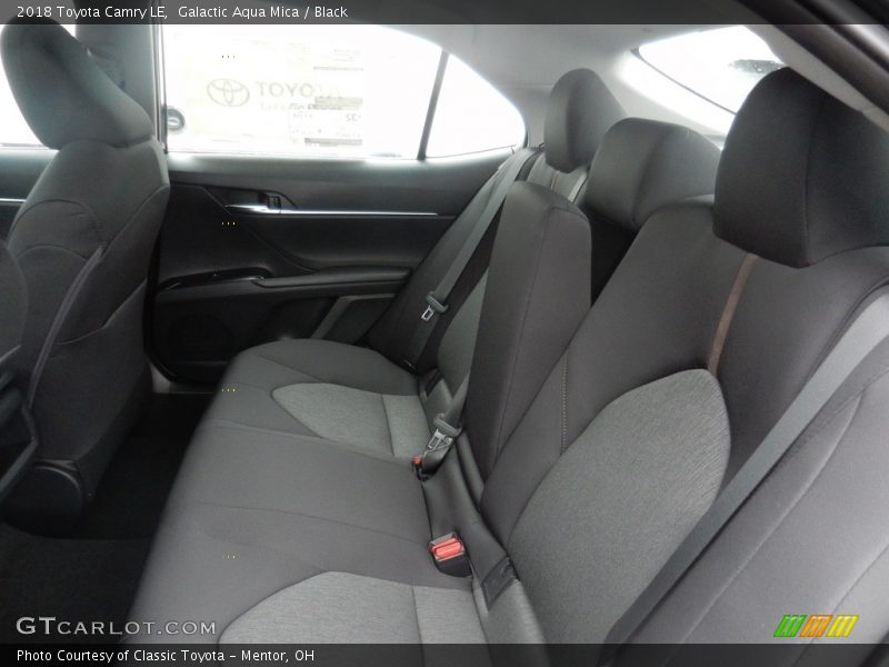 Galactic Aqua Mica / Black 2018 Toyota Camry LE