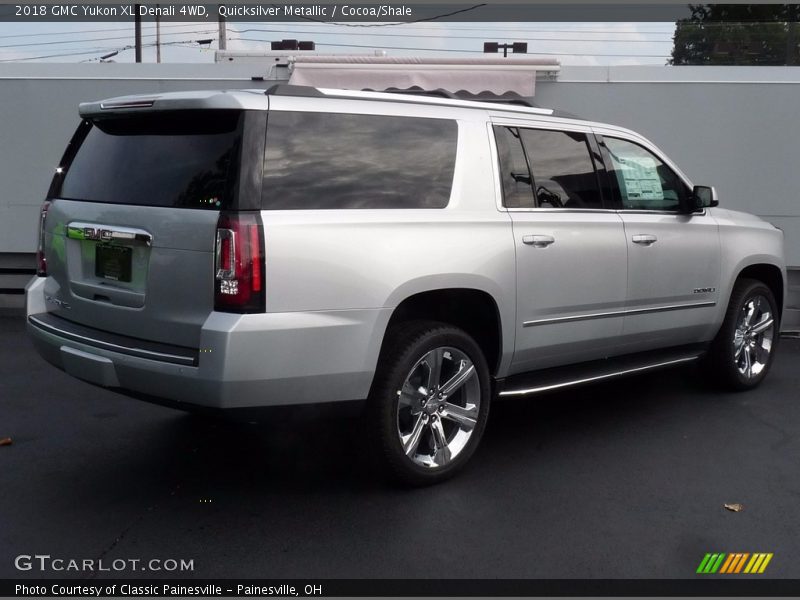Quicksilver Metallic / Cocoa/Shale 2018 GMC Yukon XL Denali 4WD