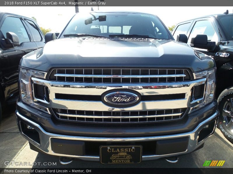 Magnetic / Earth Gray 2018 Ford F150 XLT SuperCab 4x4