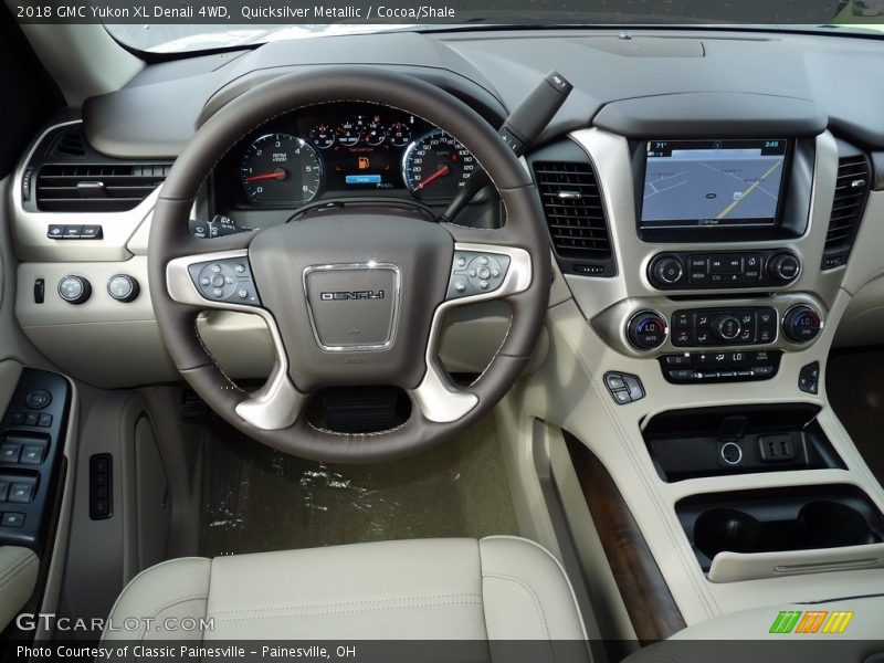 Quicksilver Metallic / Cocoa/Shale 2018 GMC Yukon XL Denali 4WD