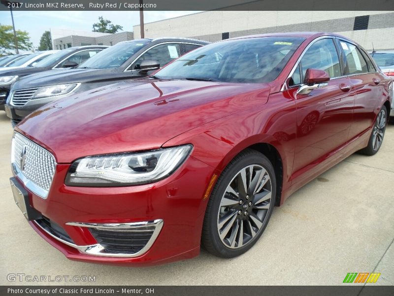 Ruby Red / Cappuccino 2017 Lincoln MKZ Reserve