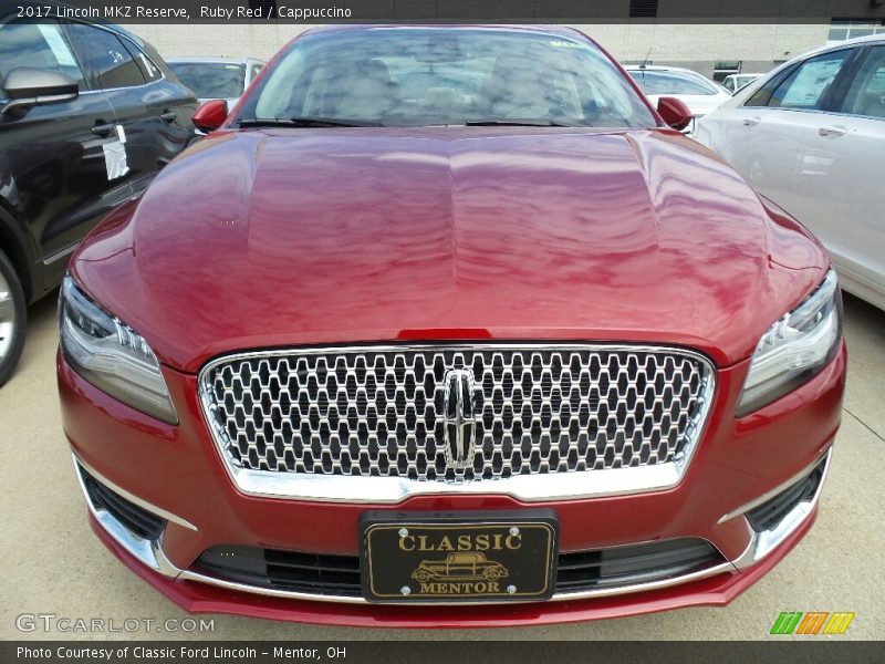 Ruby Red / Cappuccino 2017 Lincoln MKZ Reserve