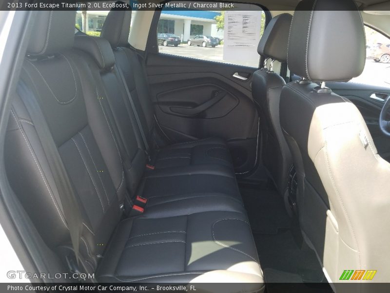 Ingot Silver Metallic / Charcoal Black 2013 Ford Escape Titanium 2.0L EcoBoost