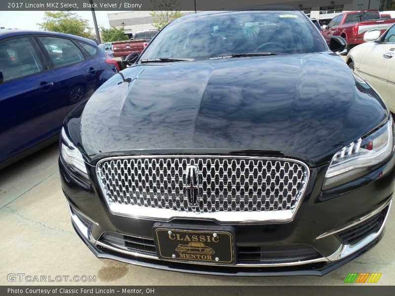 Black Velvet / Ebony 2017 Lincoln MKZ Select