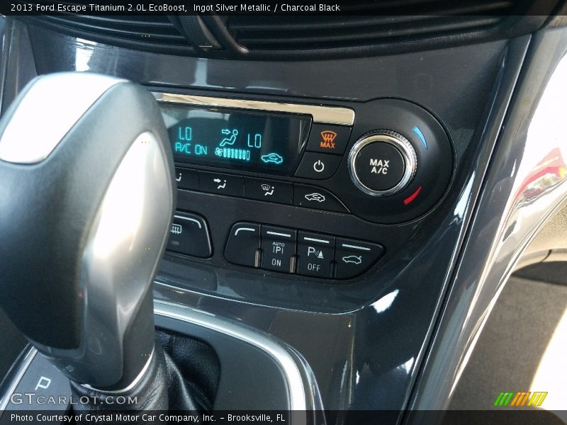 Ingot Silver Metallic / Charcoal Black 2013 Ford Escape Titanium 2.0L EcoBoost