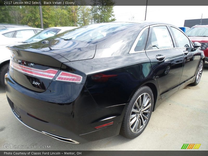 Black Velvet / Ebony 2017 Lincoln MKZ Select