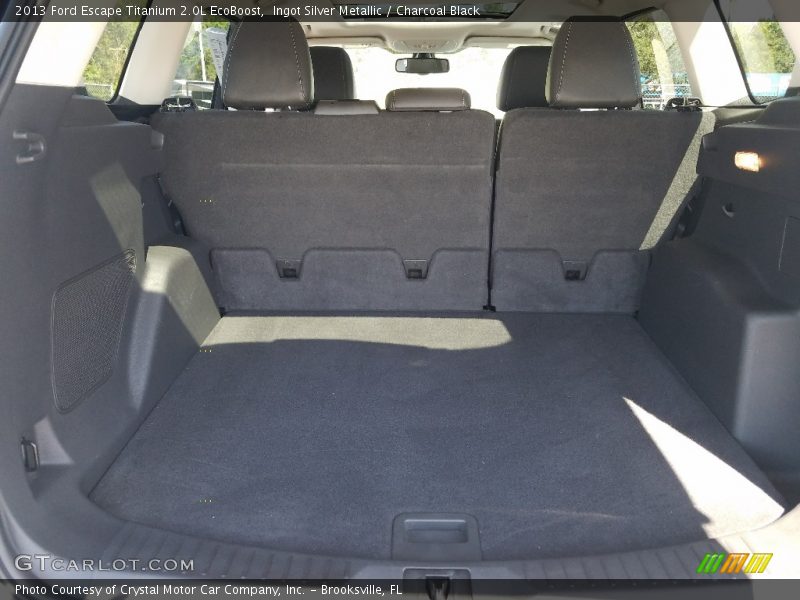 Ingot Silver Metallic / Charcoal Black 2013 Ford Escape Titanium 2.0L EcoBoost