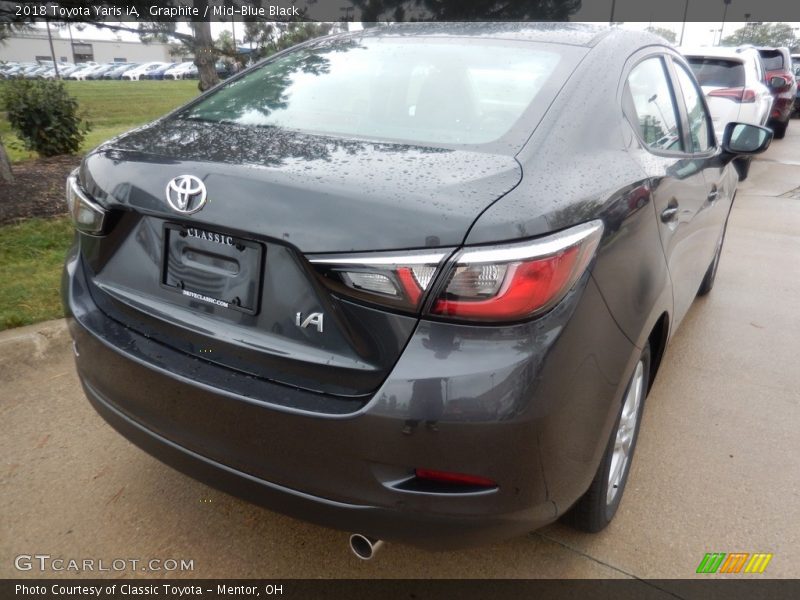 Graphite / Mid-Blue Black 2018 Toyota Yaris iA